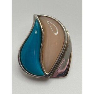 Jay King DTR Mine Finds Sterling Silver Turquoise & Unknown Stone Pendant